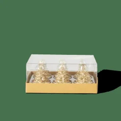 CASA MINNY Bougies Chauffe-plat Doré