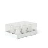 CASA MINNY Bougies Chauffe-plat Blanc
