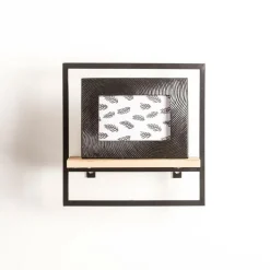 CASA MIX&MATCH Étagère à Suspendre Noir, Naturel