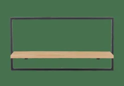 CASA MIX&MATCH Étagère à Suspendre Noir, Naturel