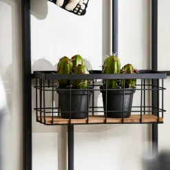CASA MODULAR Panier En Fil Noir