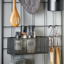 CASA MODULAR Panier En Fil Noir