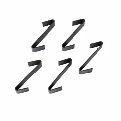 CASA MODULAR Set De 7 Crochets Noir