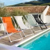 CASA MONTEREY Chaise Pliante Blanc