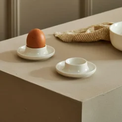 CASA MOON Coquetier Blanc