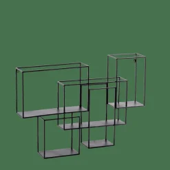 CASA MULTO Étagère à Suspendre Noir