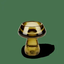 CASA MUSHROOM Support Bougie Chauffe-plat Vert