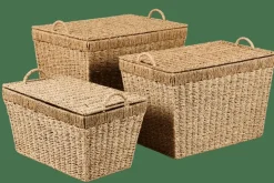 CASA MYKONOS Coffre De Rangement S Naturel