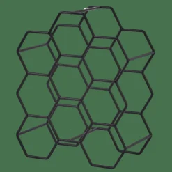 CASA NAU Porte-bouteilles 9 Bouteilles Noir