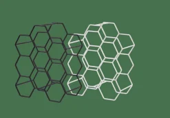 CASA NAU Porte-bouteilles 9 Bouteilles Noir