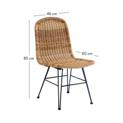 CASA NEW OAK Pieds De Table A Noir