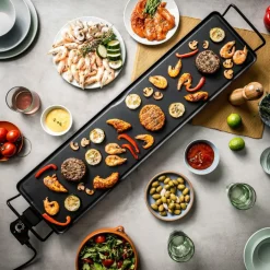 CASA NEW PLANCHA Plaque à Griller XXXL Noir