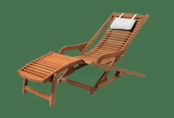 CASA NEW VIP Chaise Relax Sans Repose-pied Naturel