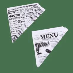 CASA NJAM Cornets Set De 10 Noir, Blanc