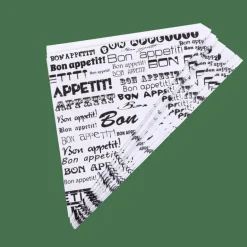 CASA NJAM Cornets Set De 10 Noir, Blanc