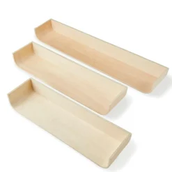 CASA NOMA Étagère à Suspendre S/3 Naturel