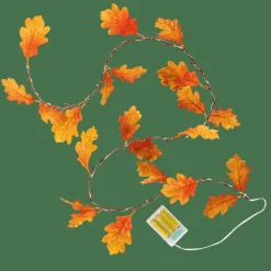 CASA OAK LEAF Guirlande Lumineuse Brun