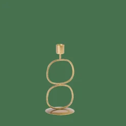 CASA OVAL Bougeoir Doré