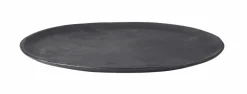 CASA OVALS Plat De Présentation Noir
