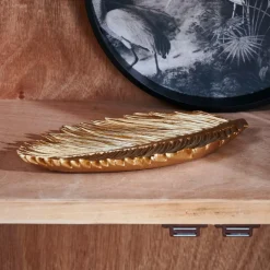 CASA PALM Feuille Déco Doré