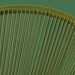 CASA PAPAYO Chaise Lounge Avec Coussin Vert