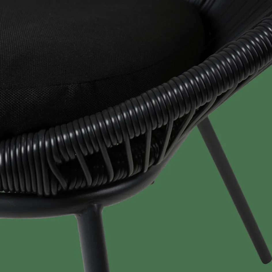 CASA PAPAYO Chaise Lounge Noir