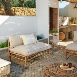 CASA PAULETTA ECO Coussin écolo Sable Beige