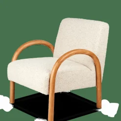 CASA PHOEBE Fauteuil Blanc