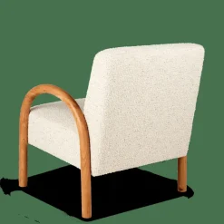 CASA PHOEBE Fauteuil Blanc