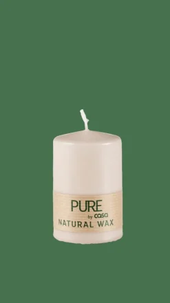 CASA PURE Bougie Cylindrique Brun Clair