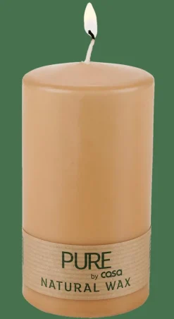 CASA PURE Bougie Cylindrique Beige