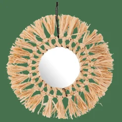 CASA RAFFIA Miroir Naturel