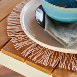 CASA RAMI Set De Table Blanc