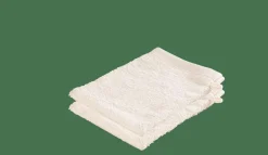 CASA RECYCLE Gants De Toilette Set De 2 Crème