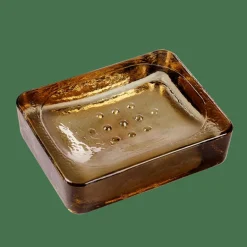 CASA RECYCLE Porte-savon Brun