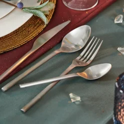 CASA RECYCLE Set De Table Anthracite