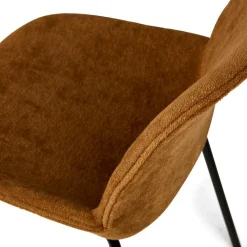 CASA REMI Chaise De Salle à Manger Brun