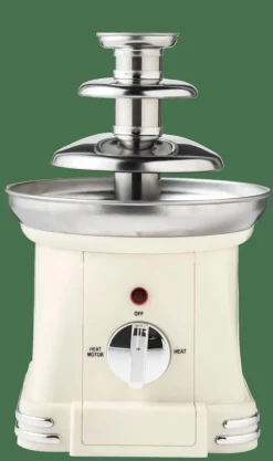 CASA RETRO FUN Fontaine à Chocolat Crème