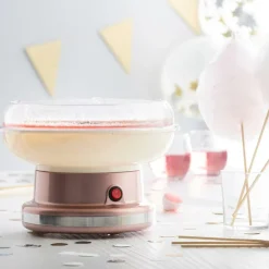 CASA RETRO FUN Machine à Barbe à Papa Rose