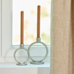 CASA RINGS Bougeoir Argent