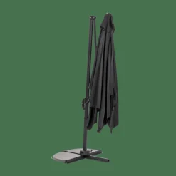 CASA RIVA Parasol Déporté Sans Pied De Parasol Noir