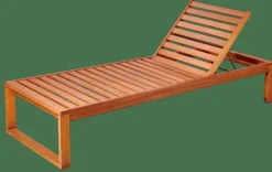 CASA ROCKET Chaise Longue Naturel