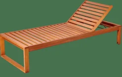 CASA ROCKET Chaise Longue Naturel