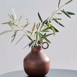 CASA RONDO Vase Brun Foncé