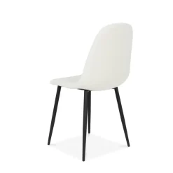 CASA SILKE Chaise De Salle à Manger Bouclette