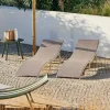 CASA SILVES Chaise Longue Sable