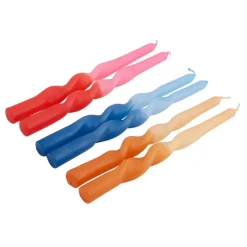 CASA SPIRAL Bougie Dîner Bleu