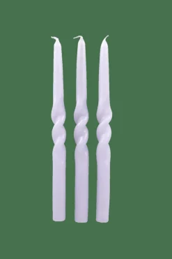 CASA SPIRAL Bougie S/3 Mauve