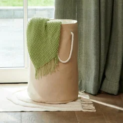 CASA SUNSET Panier à Linge Beige