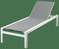 CASA SYDNEY Chaise Longue Blanc